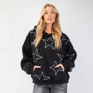 #56  Easel Star Fleece Hoodie